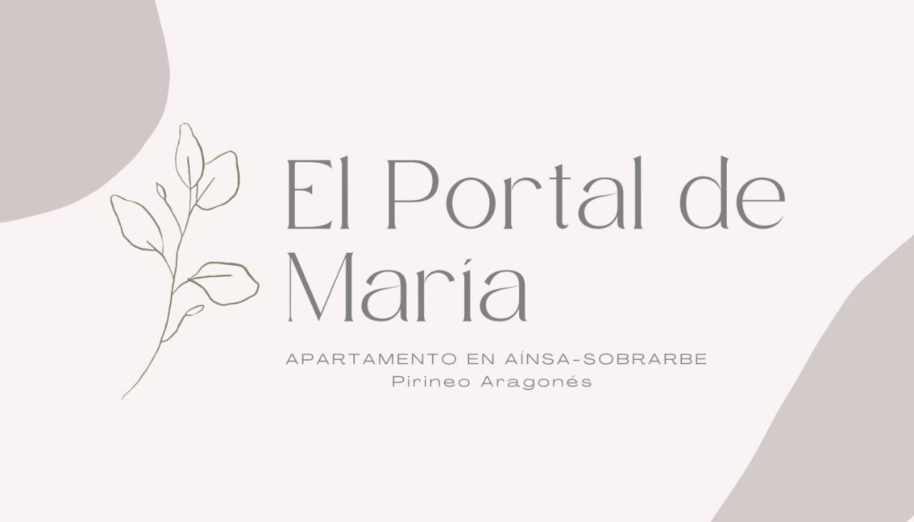 El Portal De Maria Apartment Aínsa Екстериор снимка